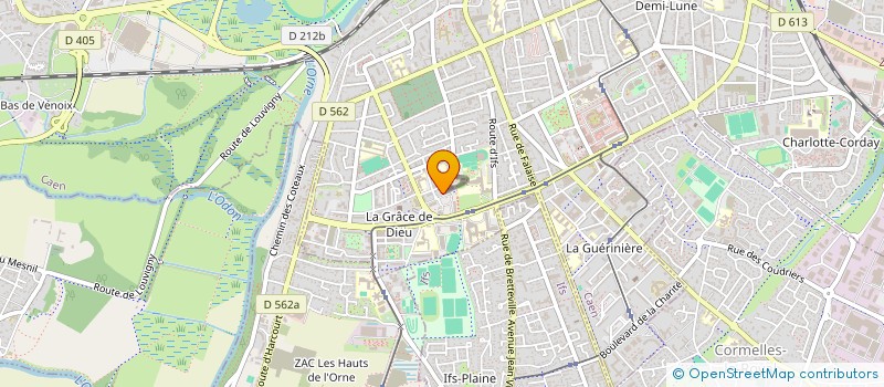 localisation de l'entreprise RECYCLING INDUSTRIA FRANCE à CAEN