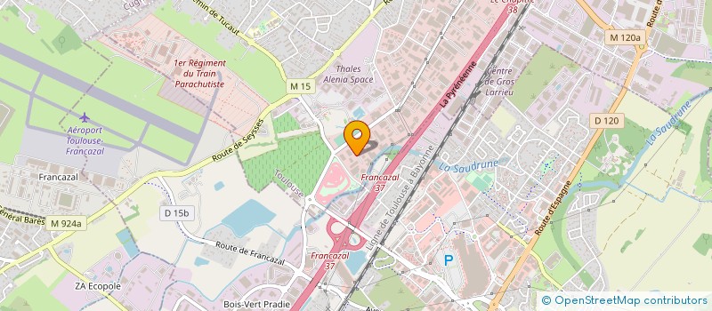 localisation de l'entreprise RECYCLO'BAT à TOULOUSE