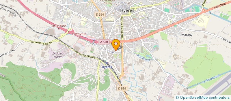 localisation de l'entreprise RECYCLOP ANTENNE DU VAR à HYERES