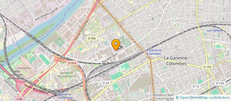 localisation de l'entreprise RECYCLOVERT  NANTERRE