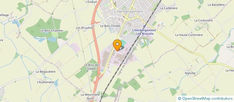 localisation de l'entreprise RECYCUIR  MONTAIGU-VENDEE