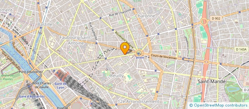 localisation de l'entreprise RECYF à PARIS