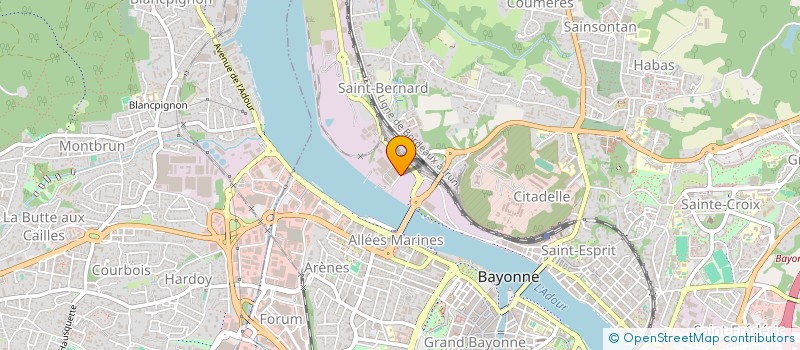 localisation de l'entreprise RECYFUTS à BAYONNE