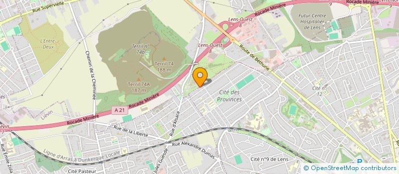 localisation de l'entreprise RECYLINK  DOUVRIN