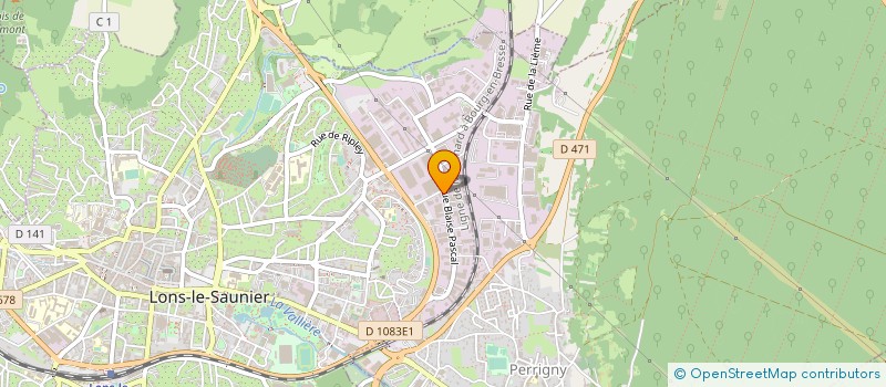 localisation de l'entreprise RECYLLIANCE à LONS-LE-SAUNIER