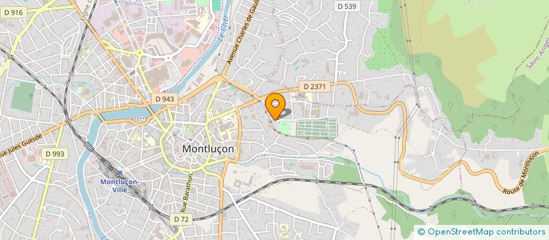 localisation de l'entreprise RECYNER SARL à MONTLUCON