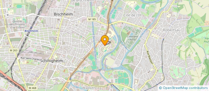 localisation de l'entreprise RECYPAL à SCHILTIGHEIM