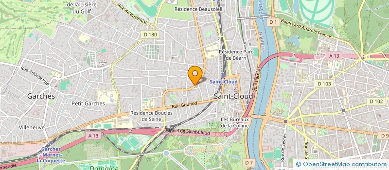 localisation de l'entreprise RECYPE  SAINT-CLOUD