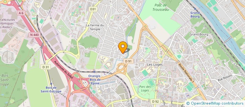 localisation de l'entreprise RECYTRUCK  RIS-ORANGIS