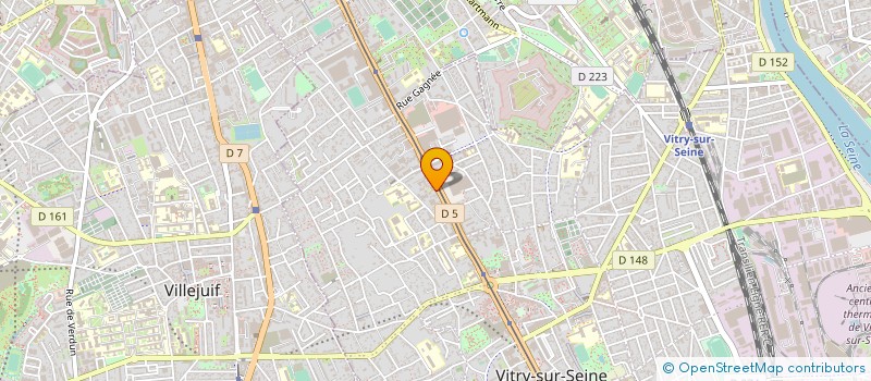 localisation de l'entreprise RED 305 à VITRY-SUR-SEINE