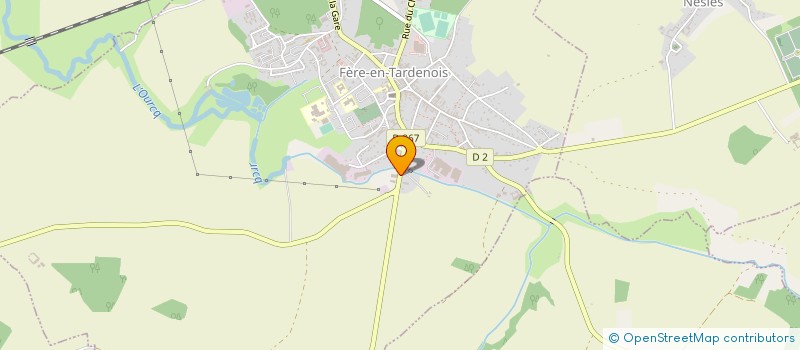 localisation de l'entreprise RED à FERE-EN-TARDENOIS