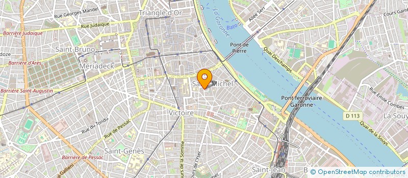 localisation de l'entreprise RED à BORDEAUX
