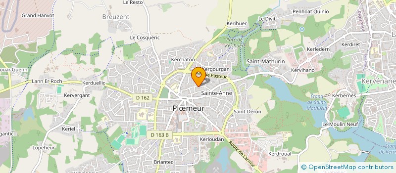 localisation de l'entreprise RED à PLOEMEUR