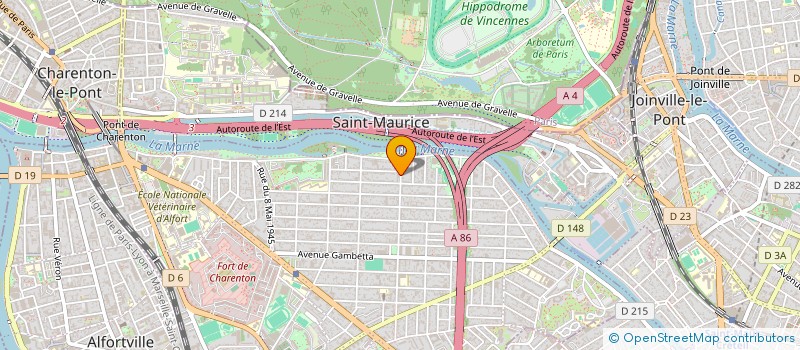 localisation de l'entreprise RED - ACTIONS  MAISONS-ALFORT