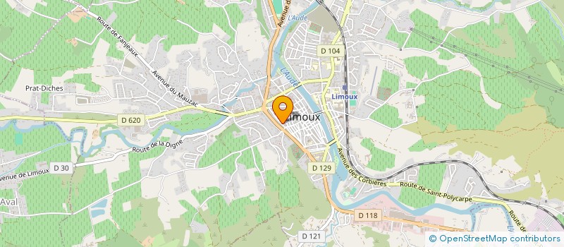 localisation de l'entreprise RED AND BLACK  COURNANEL