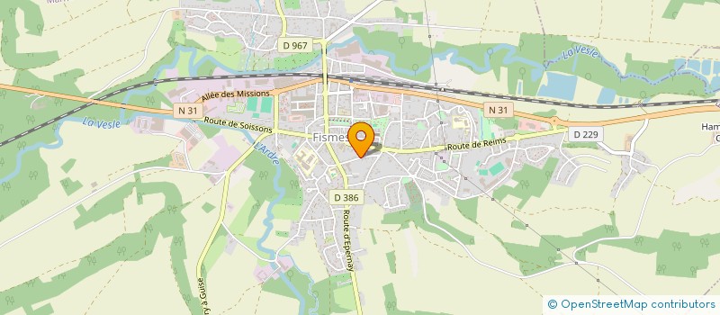 localisation de l'entreprise RED'AUTO  FISMES