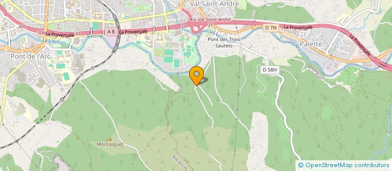 localisation de l'entreprise RED BANANA STUDIO  MEYREUIL