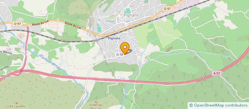 localisation de l'entreprise RED BAR'ON  PIGNANS