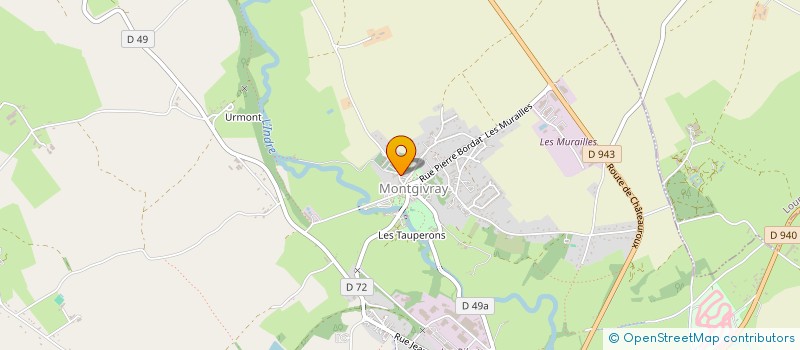 localisation de l'entreprise RED BERRICHON à MONTGIVRAY