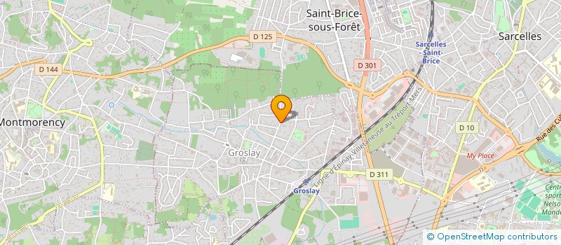 localisation de l'entreprise RED BOOK  GROSLAY