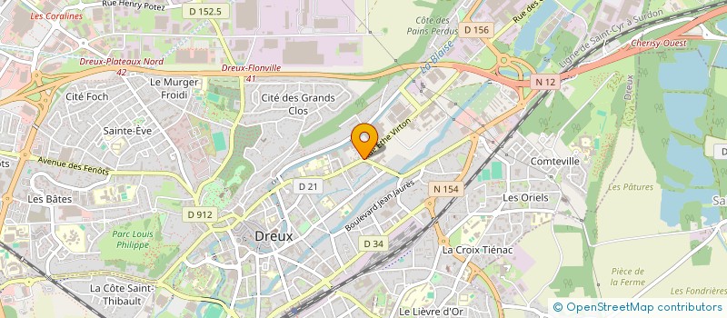 localisation de l'entreprise RED CAR à DREUX