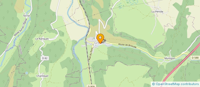 localisation de l'entreprise RED CHAUFFAGE  GRENIER-MONTGON