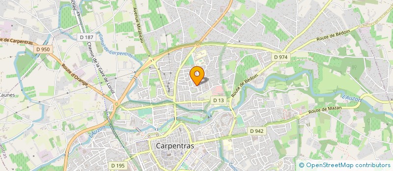 localisation de l'entreprise RED CLOTURE  CARPENTRAS