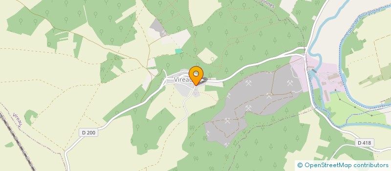 localisation de l'entreprise RED COMPAGNIE  VIREAUX