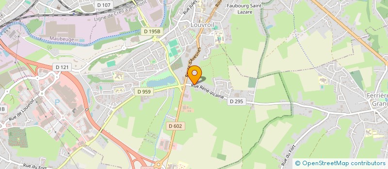 localisation de l'entreprise RED CRANBERRY INDUSTRIES  LOUVROIL