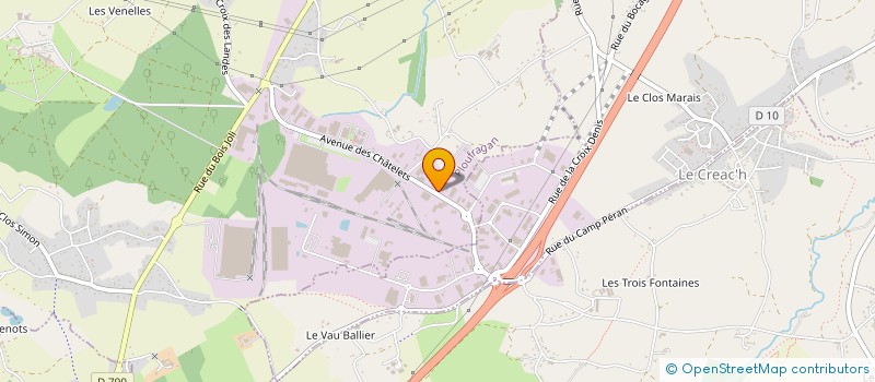 localisation de l'entreprise RED DEVILS 1844 à PLOUFRAGAN