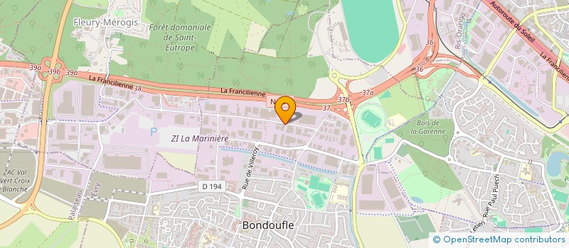 localisation de l'entreprise RED DISTRIBUTION à BONDOUFLE