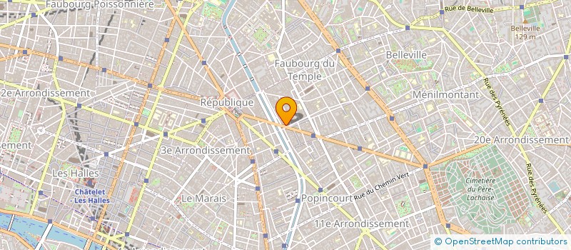 localisation de l'entreprise RED DOT AND BLUE STRIPES  PARIS