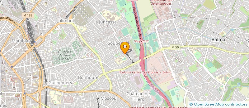 localisation de l'entreprise RED DUST  TOULOUSE