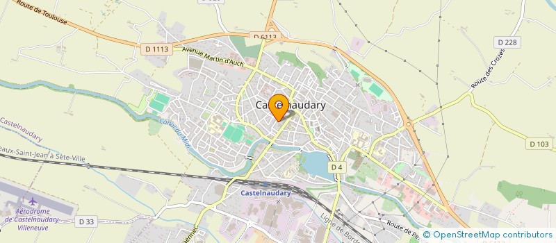 localisation de l'entreprise RED ENERGIE à CASTELNAUDARY