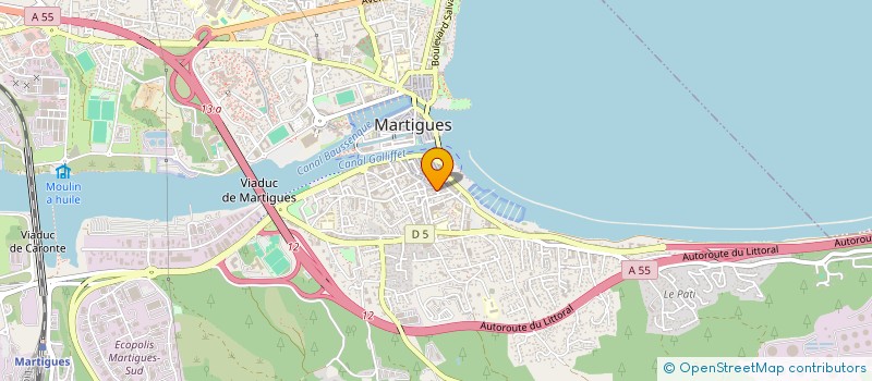 localisation de l'entreprise RED ENERGY  MARTIGUES