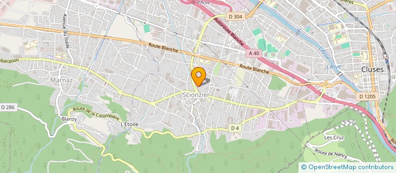 localisation de l'entreprise RED FALCON AIRSOFT 74  SCIONZIER