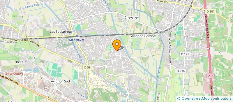 localisation de l'entreprise RED FOREST  AVIGNON