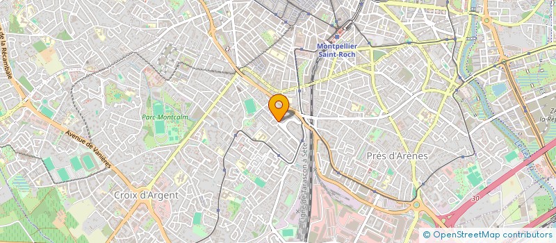 localisation de l'entreprise RED FROGS FRANCE à MONTPELLIER