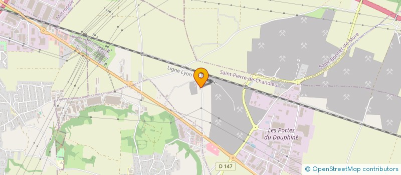 localisation de l'entreprise RED GRIZZLY  SAINT-PIERRE-DE-CHANDIEU