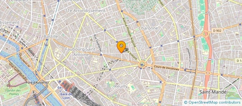 localisation de l'entreprise RED HOT à PARIS
