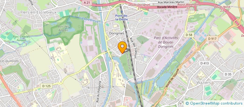 localisation de l'entreprise RED ICON  DOUAI