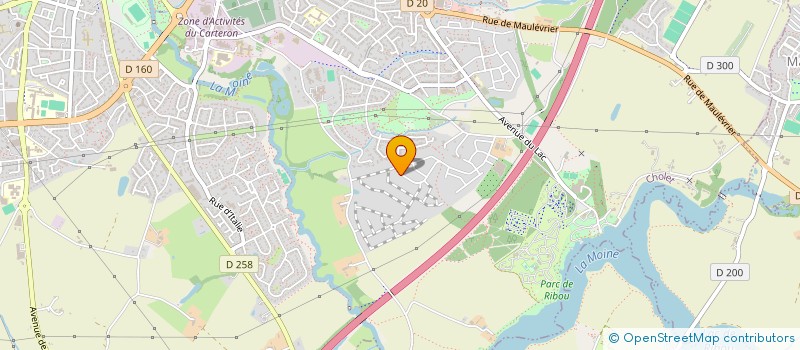 localisation de l'entreprise RED INVEST à CHOLET