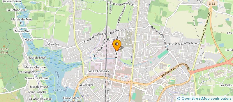 localisation de l'entreprise RED INVESTISSEMENTS à LES SABLES D'OLONNE