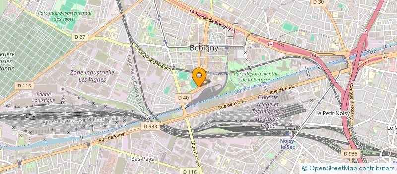 localisation de l'entreprise RED KEY  BOBIGNY