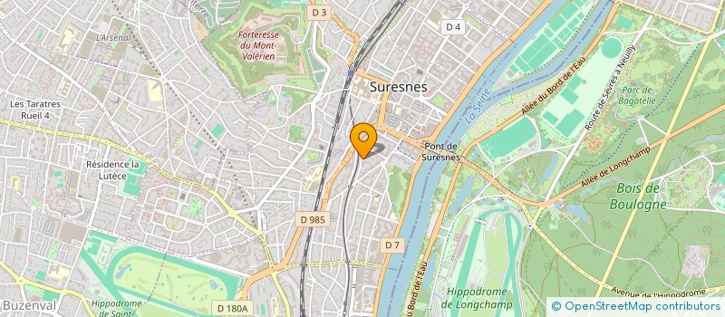 localisation de l'entreprise RED LAB à SURESNES