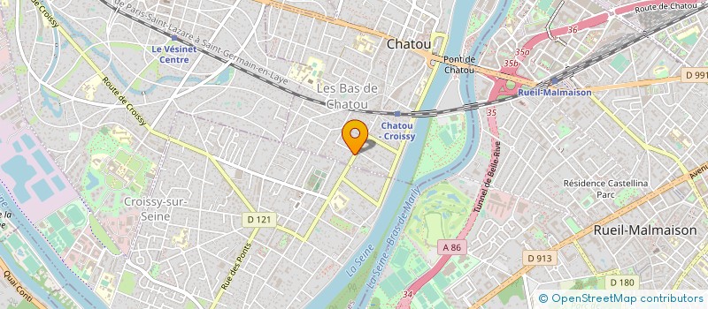 localisation de l'entreprise RED LEMON  CHATOU