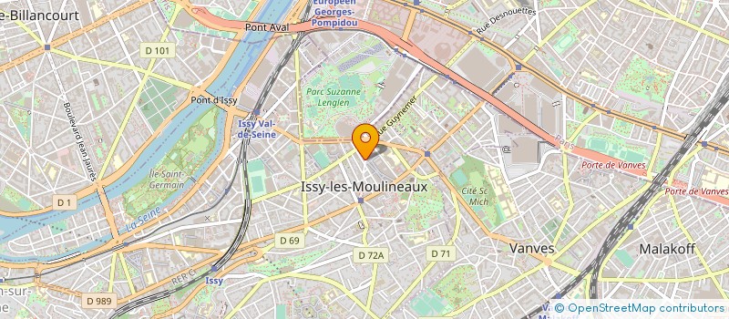 localisation de l'entreprise RED NAILS & BEAUTY à ISSY-LES-MOULINEAUX