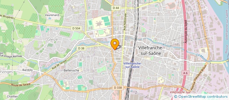 localisation de l'entreprise RED NIGHT à VILLEFRANCHE-SUR-SAONE