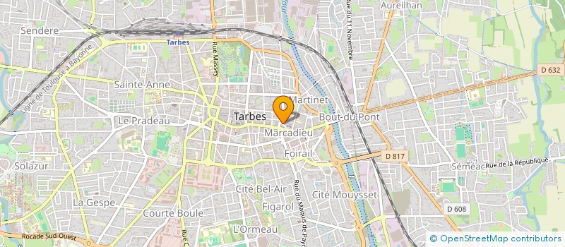 localisation de l'entreprise RED NOISE  TARBES