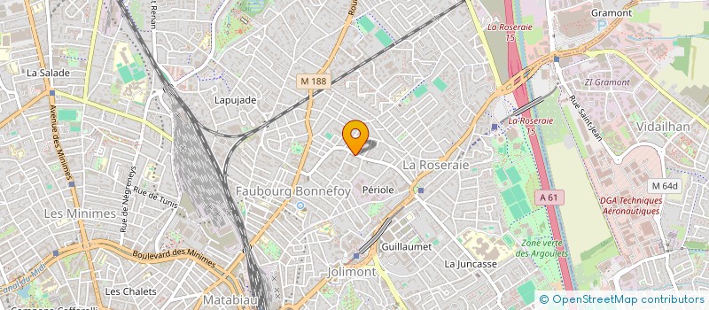 localisation de l'entreprise RED NOTE  TOULOUSE